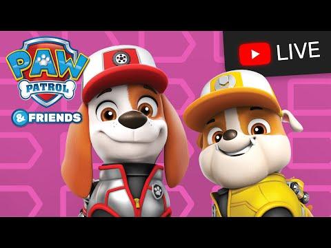 🔴 PAW Patrol BIG Truck Pups, Cat Pack, and more rescue episodes! - Cartoons for Kids Live Stream!